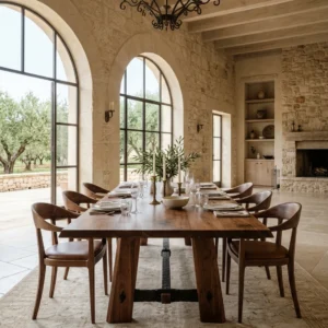 The Strata Trestle Dining Table